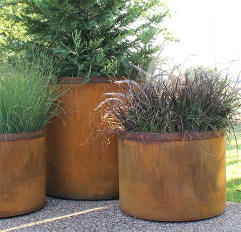 metal planter boxes auckland|large outdoor planter pots nz.